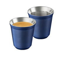 Load image into Gallery viewer, Espresso Mugs 80ml 160ml Set of 2 ,Stainless Steel Espresso Cups Set, Insulated Tea Coffee Mugs Double Wall Cups Dishwasher Safe